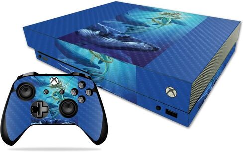 MightySkins Carbon Fiber Skin for Microsoft Xbox One X - Heart Dance | Protective, Durable Textured Carbon Fiber Finish | Easy to Apply, Remove, and Change Styles | Made in The USA in Saudi Arabia
