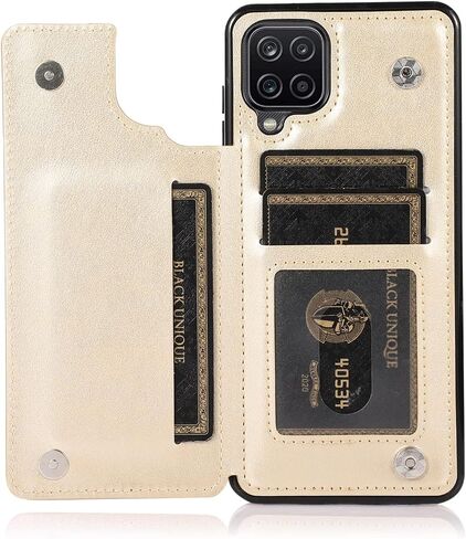 علبة الهاتف ASUWISH لـ Samsung Galaxy A42 5G مع حامل بطاقة حامي الشاشة الزجاجية المقسّر in Saudi Arabia