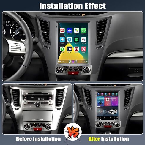 [2+64g] Sterroid 13 Car Stereo لـ Subaru Outback Legacy 2010-2014 مع Carplay و Android Auto ، 9.7 بوصة راديو شاشة تعمل باللمس مع GPS WiFi Bluetooth FM/RDS HIFI SWC Dual USB+كاميرا احتياطية in Kuwait