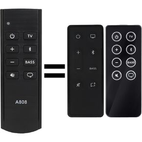 Upgraded Bluetooth Remote Control Compatible with Bose Solo 5 10 15 Series ii TV Sound System 732522-1110 418775 TV Soundbar System, for Bose Solo Series II TV Speaker Remote