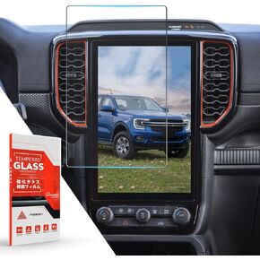 Tempered Glass Screen Protector For Ford Ranger 2024 2025,12 Inch Infotainment Screen Protective Film Compatible with Ranger LARIAT Raptor Accessories
