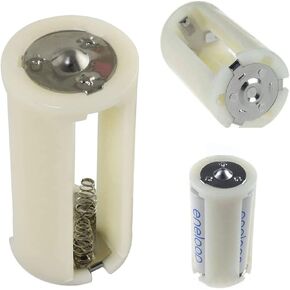 2Pcs 1.5V Serial Battery Converter 1.5Vx3 Parallel AA Battery Adapter Holder 3 AA to 1 D Size