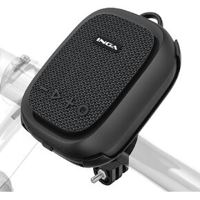 INGA Portable Bluetooth Speaker for Bike, IP67 Waterproof Wireless Traveling Bicycle Speaker, TWS Mini Outdoor Speaker, Built in Mic for Bicycle Riding, Showering, Hiking, Pool, Beach, Golfing