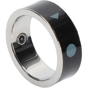 ASHATA Upgrade Scrolling Ring, Page Turner for App, Camera Video Recording Remote 19mAh Magnetic Charging Scrolling Ring for iOS and for Android (Size 18, 60mm / 2.4in Inner