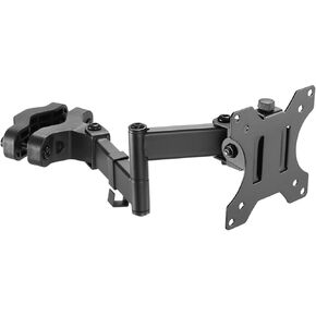 Pole Mount Monitor Arm Easy Clamp-on VESA Mount for 17"-32" Screens Supports up to 17.6 lbs Compatible with 75x75 and 100x100 VESA Perfect Solution When Wall or Desk Mounting Isn't Possible
