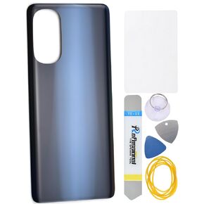 Rear Back Door Cover Replacement for Motorola Moto G Stylus 5G 2022 with Pre-Install Adhesive Blue