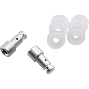 TAODAN 2 Sets Stop Opening Spool Float Valve Rubber Ring Set Universal Replacement Silicone Gasket Stainless Steel Float Valve Seal Leather Ring Rubber Gasket For Electricity Pressure Cooker