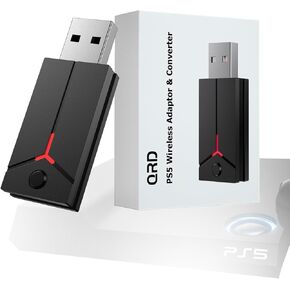 2-in-1 Wireless Adapter + Converter, USB Converter for PS5 Console, Wireless Adapter Compatible with PS5 PC Spark N5 Wireless Controller, US-BP-A3
