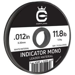 Cortland Indicator Mono Leader Material .006" / 5.5 LB