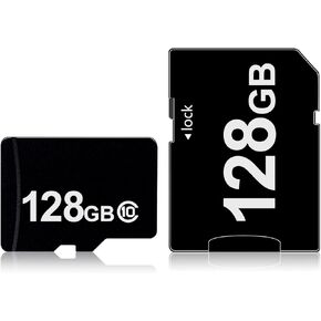 128GB Memory Card, Up to 100MB/s, Multifunctional and Multi - Purpose High Speed Memory Card for Dash Cam/Trail Camera/Phone/Drone