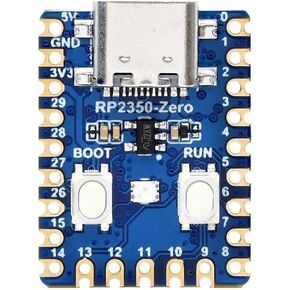 Waveshare RP2350-Zero Mini Development Board, Raspberry Pi Microcontroller Development Board, Based On Raspberry Pi Dual-core & Dual-Architecture Microcontroller