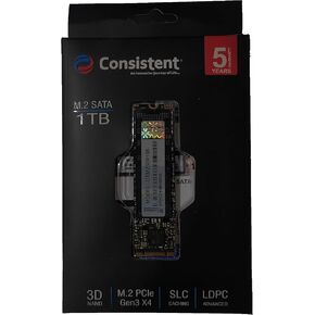 Consistent 1 TB M.2 NVMe 2280, with 1622MB/s Read Speed, PCIe Gen 3.0, Next Level Performance, Ultra Low Power Consumption,