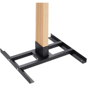 TOBWOLF 2x4 Target Stand Base, Shooting Target Stand for AR500 Steel Shooting Targets, Target Stands for Shooting Range with Double T-Shaped Base, Easy to Carry Target Holder Stand for Outdoor