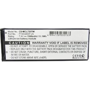 Battery for Cobra microTALK LI7000 microTALK LI7200 CXR920, Replacement for FT443493P-2S 103-0005-1