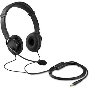 Kensington Hi-Fi 3.5mm Headphones with Mic & Volume Control Button (K33597WW)