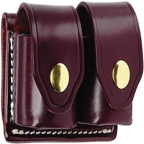 Triple K #103 Hks Double Speed Loader Case Size Double Speedloader Carrier, Walnut Oil, Large