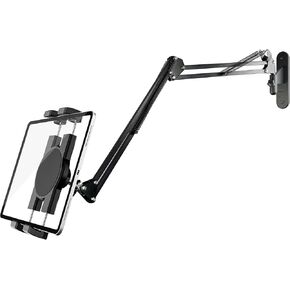 AceTaken iPad Wall Mount, 4.7-12.9" Tablet Wall Holder for iPad, iPhone,Kindle Fire,Galaxy Tabs,Google Pixel Tablet,Switch,e-Reader - Gym, Kitchen,Singing,Lecture,Cooking Tablet Wall Mount