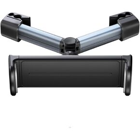 Car Back Seat Tablet Bracket, Adjustable Mount Holder (Titanium Gray)