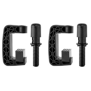 YIBEICO Steering Wheel Fixing Clamp for Logitech G25 G27 G29 G920 G923, Replacement Fixed Clamp Clip Screw Bolt (BLACK 2PCS)