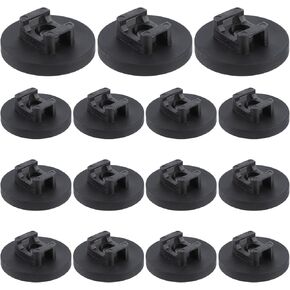 15 Pcs Magnetic Cable Clips Zip Tie Mount Base Black Magnetic Wire Holder Multipurpose Cable Ties Mount Wire Clips Management Base Electrical Cable Ties Supplies for Cable Wire