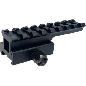 8-Slot Picatinny Riser Mount, (1"/0.83"/0.5" Height), 3.4" Length Flat Top Mount Adapter and Riser