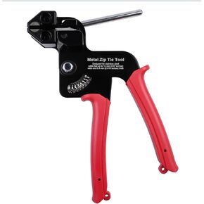 Metal Zip Tie Tool, Heavy Duty Zip Tie Cutter, Fasten and Cut Stainless Steel Cable Ties, for Outdoor Chain Link Fence Ties, Exhaust Pipe and Cables