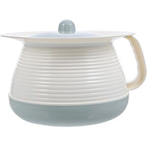 Healifty Urinal Chamber Pot with Lid and Handle Plastic Spittoon Urine Pot Potty Urine Bucket Emergency Toilet Pot Night Urine Jug for Pregnant Woman Elderly Blue