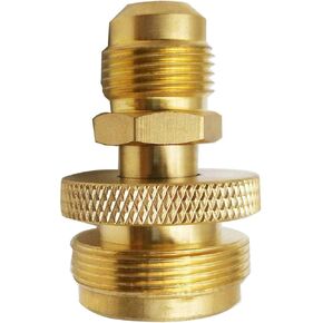 MENSI Portable Camping Grill Stove Parts 1lb Propane Tank Cansiter Regulator Adapter Connection Convert to 3/8" Male Flare