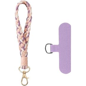 Universal Mobile Phone Lanyard, Two-Color Cross Woven, Phone Strap, Suitable For Most Mobile Phones