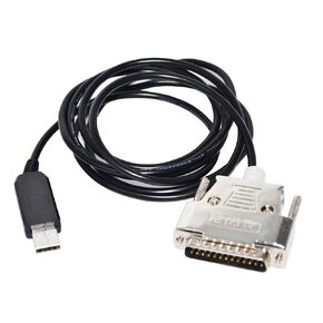 USB Male RS232 Serial to DB25 Male Adapter Converter Cable for FANUC CNC 16/18/21/0i/16i/18i/21i Series(1.8 Meters)