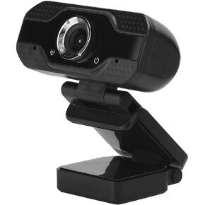USB Web Camera, 1080P 30FPS FHD 2MP Desktop Laptop Clipon Video Webcam Camera Builtin Microphone Support 3D Digital Noise Reduction for Live Webcast, Video Conferencing, Video Calling