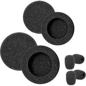 Ear Pads Replacement for B250-XTS Bluetooth Headset, Foam Ear Cushions Compatible with VXI BlueParrott B250-XTS B250-XTB250 B150 Headsets (4 Pack)