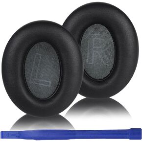 Adhiper Replacement Ear Pads for Anker Soundcore Life Q20/Q20i/Q20+ Headphones, Soundcore by Anker Life Q20 Headphones Earpads with Soft Memory Foam and Protein Leather(Black)