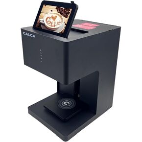 CALCA Coffee Latte Art Printer WiFi Latte Art Coffee Printer Machine Photo Pictures Patterns Text Logo DIY Printing Decoration Maker for Coffee Dessert Cake Cookies (Black)
