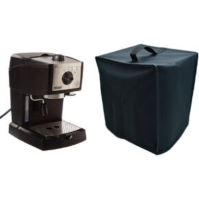 Coffee Maker dust Cover – 11W x 9D x 11H-Waterproof, Universal Fit- Fits EC155 15 BAR Pump Espresso and Cappuccino Maker (For De'Longhi EC155)