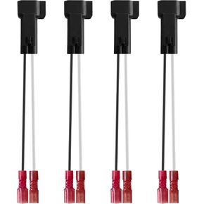 4PCS 72-5600 Speaker Harness Speaker Wiring Harness Adapter Front Rear Door Speaker Wiring Harness Replacement for Ford F150 F250 Escape Mustang Lincoln Mercur