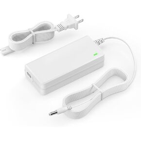 Power Cord Replacement Compatible with Silhouette Cameo 4 3 2 1 SD Portrait Studio Electronic Cutting Tool Print, 24V AC Adapter for Silhouette Electronic Cutting Tool Charger White