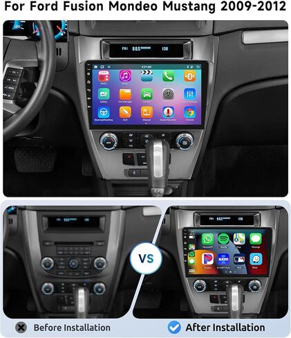 8 CORE 4G+ 64G CAR RADIO FOR FORUSE MONDEO MUSTANG 2009-2012 ، CARPLAY WIROID Android Auto Android 13 10.1 inch touch screen ، Bluetooth ، GPS ، WIFI ، SWC ، DSP+ camera backup camera in Kuwait