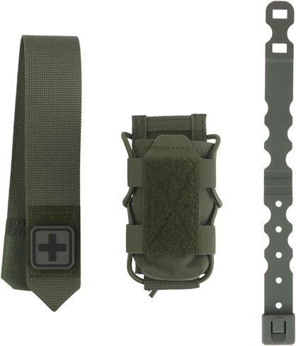 حقيبة مجموعة Trouniquet ، MICRO MED MED MOLLE POUCH TRAUMA KIT PACK RAPID DECIPLITY TQ HOLDER FIRRY in Kuwait