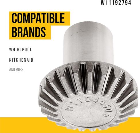 Partsbroz W11192794 مجموعة مونب التروس - متوافقة مع خلاط الحامل المطبخ الدوامة - استبدال AP6329541 9705130 9709627 WP9705130 WP9709627 4159643 4161403 4161405 4169820 in Kuwait