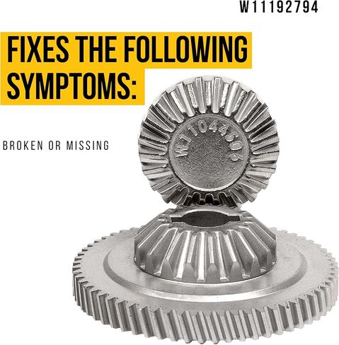 Partsbroz W11192794 مجموعة مونب التروس - متوافقة مع خلاط الحامل المطبخ الدوامة - استبدال AP6329541 9705130 9709627 WP9705130 WP9709627 4159643 4161403 4161405 4169820 in Kuwait