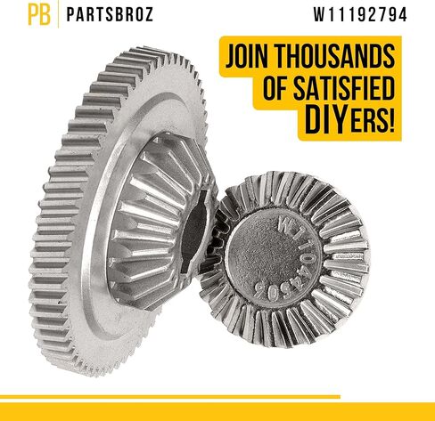 Partsbroz W11192794 مجموعة مونب التروس - متوافقة مع خلاط الحامل المطبخ الدوامة - استبدال AP6329541 9705130 9709627 WP9705130 WP9709627 4159643 4161403 4161405 4169820 in Kuwait
