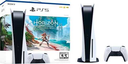 Playstation 5 Disc Version PS5 Console Horizon Forbidden West (Renewed) in Saudi Arabia