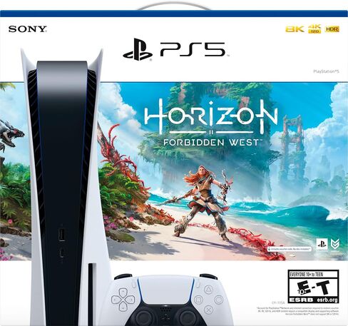 Playstation 5 Disc Version PS5 Console Horizon Forbidden West (Renewed) in Saudi Arabia