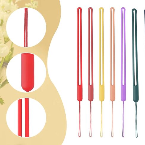 10 PCS السيليكون معصم الحبل المضاد للخسارة حزام معصم الحبل الخلوي حبل الحبل الحبل ملون حبل معصم للهواتف المحمولة سلاسل الكاميرا in Saudi Arabia