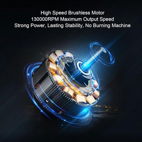 منفاخ مضغوط ، 130000 دورة في الدقيقة بدون فرش من Air Air Duster مع 3 تروس السرعة ، وسرعة الرياح 52 متر / ثانية ، شحن سريع للمنزل ، والسيارات ، واستخدام المكتب in Kuwait
