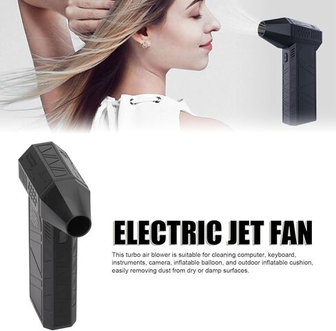 منفاخ مضغوط ، 130000 دورة في الدقيقة بدون فرش من Air Air Duster مع 3 تروس السرعة ، وسرعة الرياح 52 متر / ثانية ، شحن سريع للمنزل ، والسيارات ، واستخدام المكتب in Kuwait