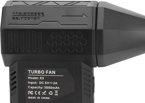 منفاخ مضغوط ، 130000 دورة في الدقيقة بدون فرش من Air Air Duster مع 3 تروس السرعة ، وسرعة الرياح 52 متر / ثانية ، شحن سريع للمنزل ، والسيارات ، واستخدام المكتب in Kuwait