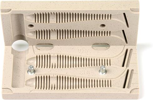 FatFish V25-2C Bait Mold Soft Plastiс Lure Making Injection Mold for Do-It Fishing Lures 3.8" in Kuwait