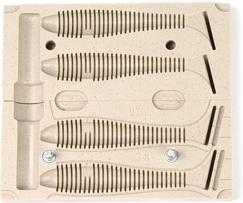 FatFish V25-2C Bait Mold Soft Plastiс Lure Making Injection Mold for Do-It Fishing Lures 3.8" in Kuwait